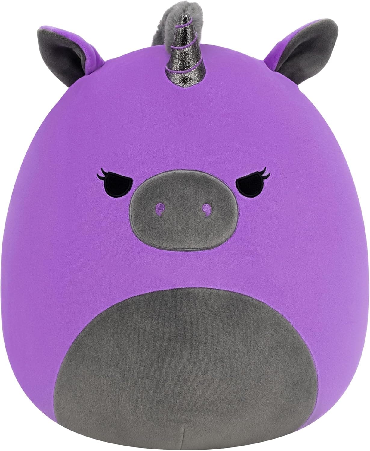 Squishmallows Velocity 14in purple and black unicorn plush 🧸