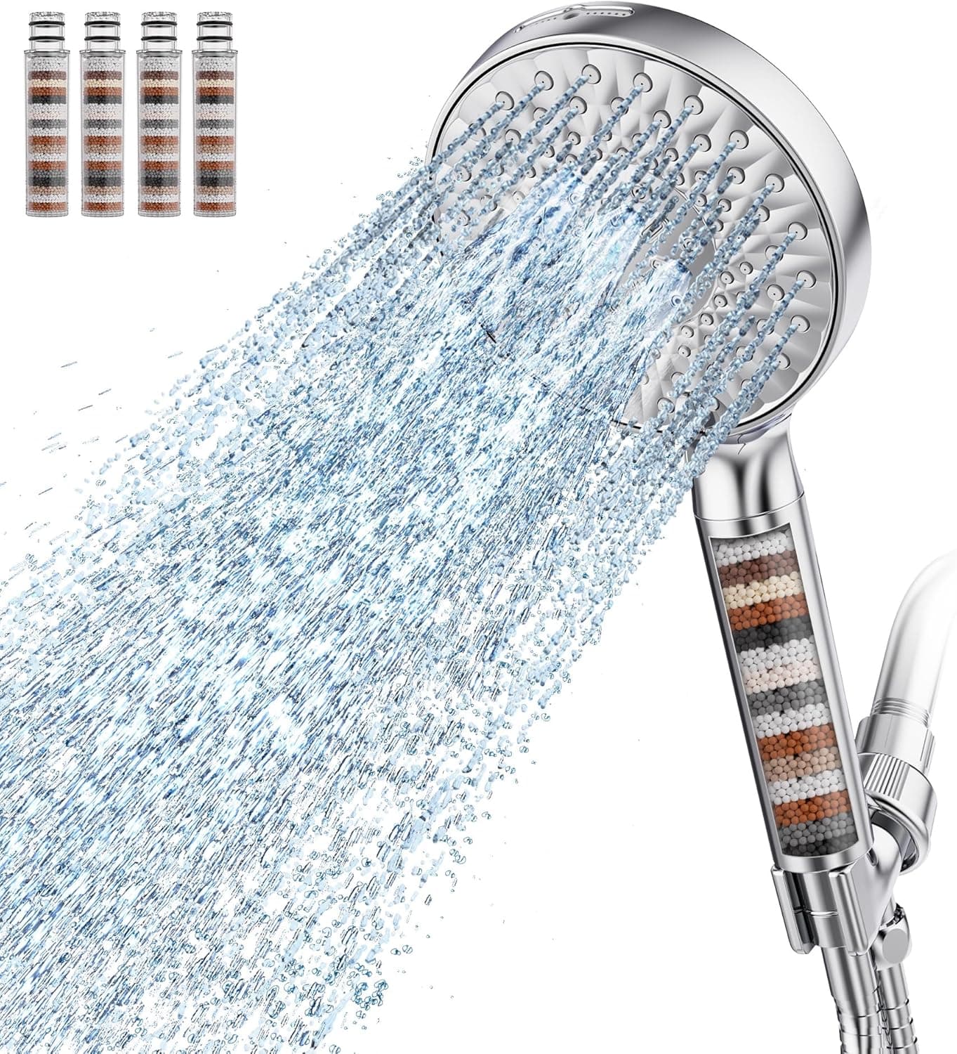 SR SUN RISE Filtered Shower Head 4-Filter 🚿