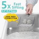 Thumbnail 4 de Stainless Steel XL Enclosed Cat Litter Box 🐱