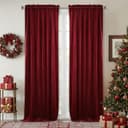 Thumbnail principal de StangH Theater Red Velvet Curtains 84 in. 🪟