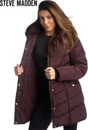 Thumbnail 4 de Steve Madden Long Puffer Coat heavyweight insulated parka 🧥