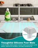 Thumbnail 5 de Stone Faucet Mat Diatomite Sink Protector 23.6" 🛁