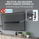 Thumbnail 4 de Studless Drywall TV Mount Max VESA 400x400 📺