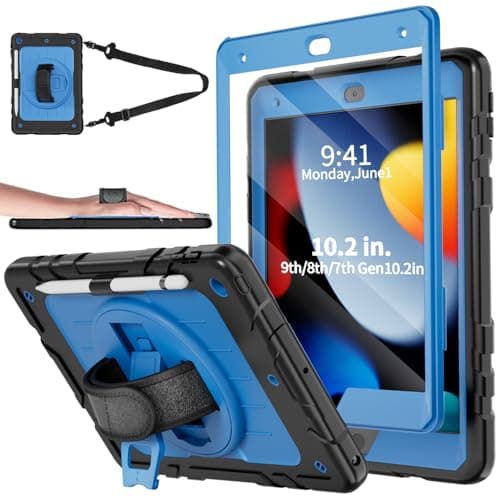 Stweap Case for iPad 10.2" with 360° Rotating Hand Strap 📱