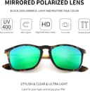 Thumbnail 3 de SUNGAIT Fashion Retro Square Sunglasses UV400 😎