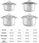 Thumbnail 6 de SUNHOUSE 15.5-Quart Stainless Steel Stockpot 🍲