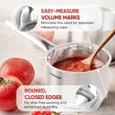 Thumbnail 5 de SUNHOUSE 3-Quart Stainless Steel Saucepan with Lid 🍳