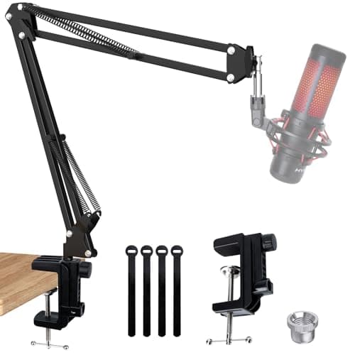 SUNMON QuadCast Boom Arm Mic Arm for Microphones 🎙️