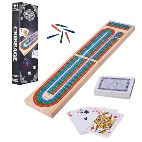Sunny Days Elbow Room Cribbage Set with 9 Pegs ♟️