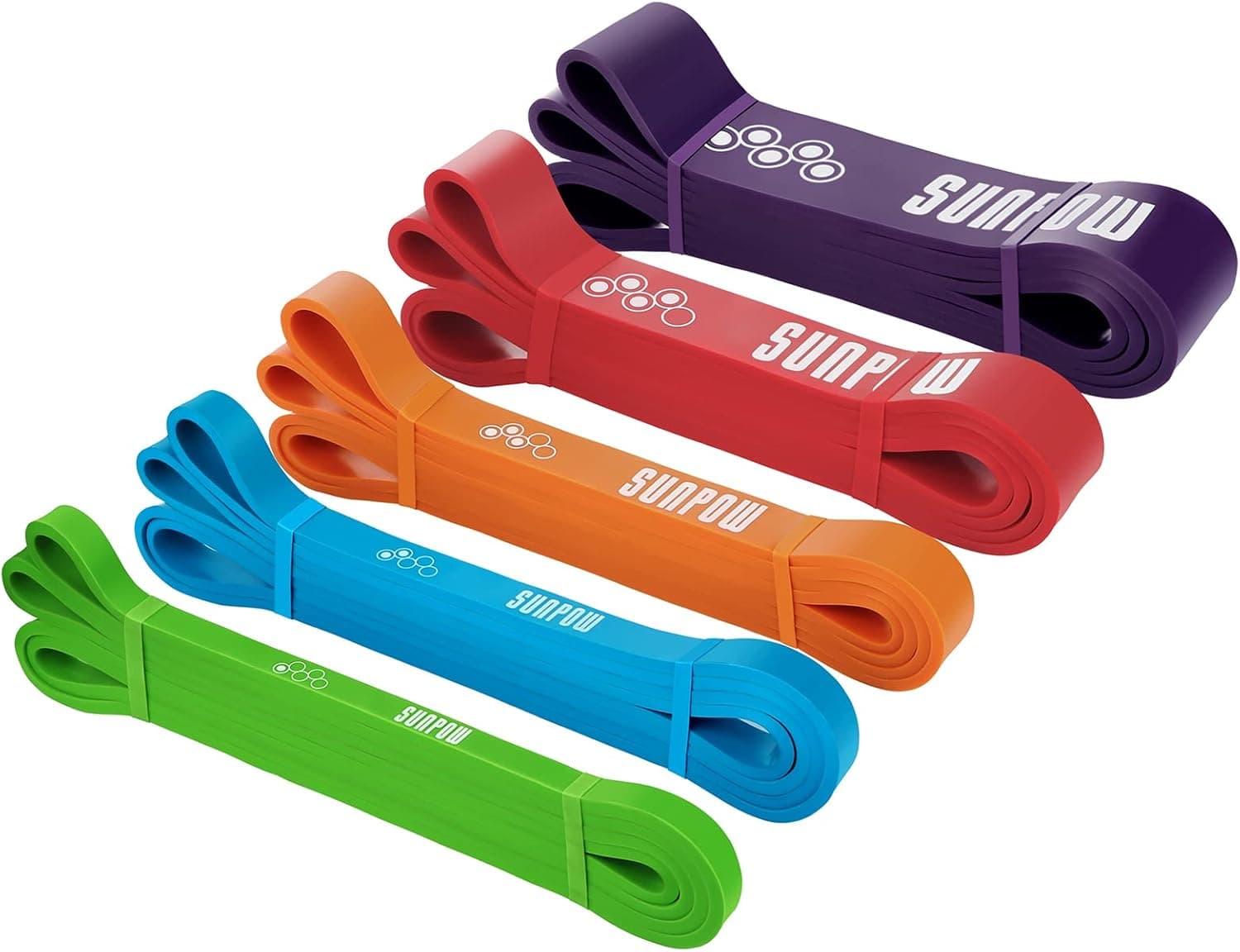 SUNPOW Pull Up Bands, 5-Pack ⚙️