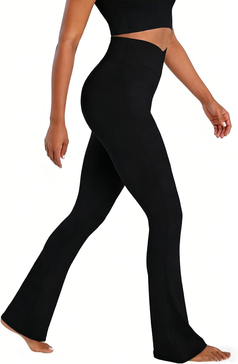 Sunzel Hidden Butt Lifting Scrunch Flare Leggings — Tummy Control 🩳