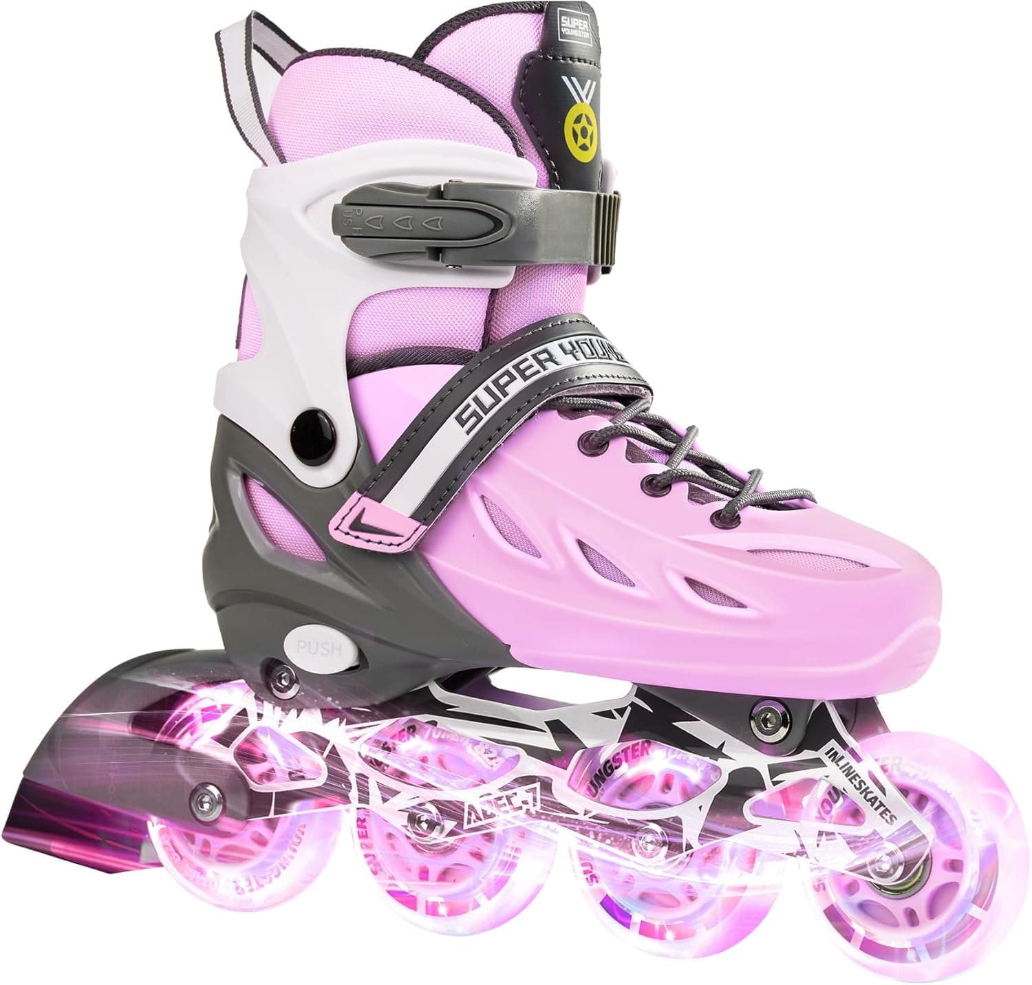 SUPER YOUNGSTER Adjustable Inline Skates for Youth ⌚🎯