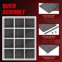 Thumbnail 5 de SUPERJARE 12 EVA gym floor mats, 0.56 in thick 🏋️♂️