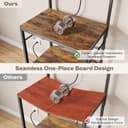 Thumbnail 2 de SUPERJARE Bakers Rack with Outlet ⚙️