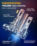 Thumbnail 3 de Surgephoenix 9005/HB3 6500K Mini LED Fog Bulbs Pack of 4 💡