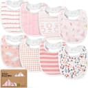 Thumbnail principal de Sweet Charm 8-Pack Organic Baby Bibs for 0-24 Months 🍼