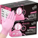 Thumbnail principal de SwiftGrip Pink Nitrile Gloves 3-mil Small 1000-ct 📦