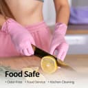 Thumbnail 5 de SwiftGrip Pink Nitrile Gloves 3-mil Small 1000-ct 📦