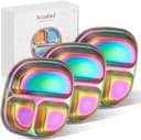 Thumbnail principal de Taladad 3Pack Stainless Steel Kids Plate 3-compartment 🍽️