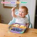 Thumbnail 4 de Taladad 3Pack Stainless Steel Kids Plate 3-compartment 🍽️