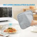 Thumbnail 3 de Tall Glass Microwave Splatter Cover 10in 🍽️