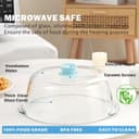 Thumbnail 4 de Tall Glass Microwave Splatter Cover 10in 🍽️