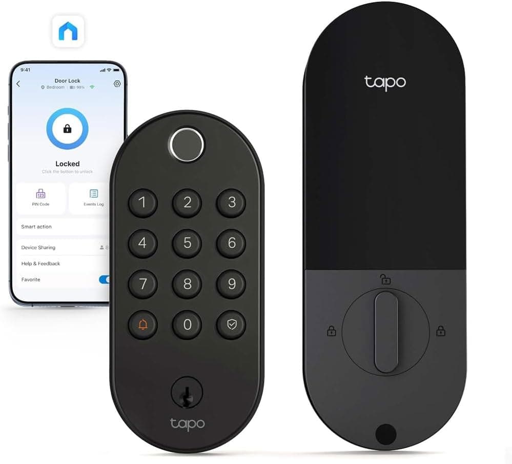 Tapo DL105 Smart Wi‑Fi Deadbolt Lock with Fingerprint 🔐