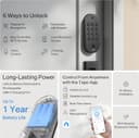 Thumbnail 1 de Tapo DL105 Smart Wi‑Fi Deadbolt Lock with Fingerprint 🔐