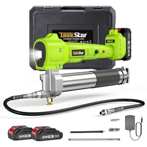 TaskStar Battery Grease Gun 2-Battery Kit 🛠️