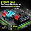 Thumbnail 3 de TaskStar Battery Grease Gun 2-Battery Kit 🛠️