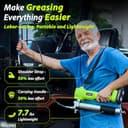 Thumbnail 4 de TaskStar Battery Grease Gun 2-Battery Kit 🛠️