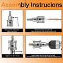 Thumbnail 2 de TCT 9-Piece Hole Saw Set 1" Cutting Depth 🛠️