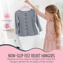 Thumbnail 3 de TechZoo 14" Kids Velvet Hangers 50-pack 🧺