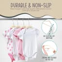 Thumbnail 4 de TechZoo 50 Premium Baby Velvet Hangers 11.8" for Kids 👕