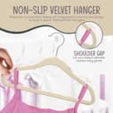 Thumbnail 5 de TechZoo 50 Premium Baby Velvet Hangers 11.8" for Kids 👕