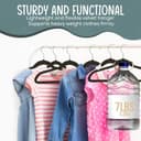 Thumbnail 6 de TechZoo 50 Premium Velvet Hangers, 14" ⌚