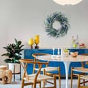 Thumbnail 4 de Tempus 20 Inch Artificial Green Wreath 🌿