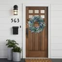 Thumbnail 6 de Tempus 20 Inch Artificial Green Wreath 🌿