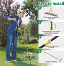 Thumbnail 3 de Thatch Rake 71-inch stainless dethatcher for lawn 🌿