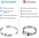 Thumbnail 3 de TICONN 12PCS Hose Clamp Set 5"–6" 🛠️