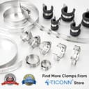 Thumbnail 5 de TICONN 12PCS Hose Clamp Set 5"–6" 🛠️