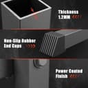 Thumbnail 4 de 3-Tier Dumbbell Rack 1100LB Capacity Weight Rack 🏋️