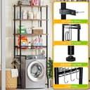 Thumbnail 5 de 4-Tier Over-The-Toilet Storage Shelf — Bathroom Organizer 🛁