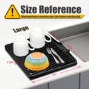 Thumbnail 1 de TIKNIK Silicone Dish Drying Mat 15.8" x 13" 🧽