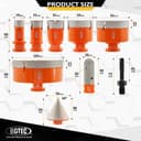 Thumbnail 2 de Tile Hole Saw Kit 9PCS ⌚