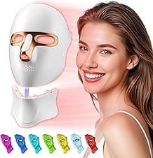 tinkoola Red Light Therapy Mask for Face & Neck LED Mask 📷