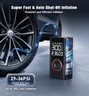 Thumbnail 2 de Tire Inflator Portable Air Compressor with Digital Gauge 150 PSI 🚗