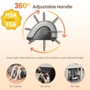 Thumbnail 2 de TISSCARE Shiatsu Foot Massager with Heat for Pain Relief 🎧