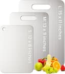 Thumbnail principal de Titanium Cutting Board Set 3-Piece, Double-Sided 🍽️