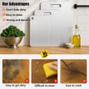 Thumbnail 3 de Titanium Cutting Board Set 3-Piece, Double-Sided 🍽️